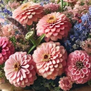 Zinnia Rosy Lavender