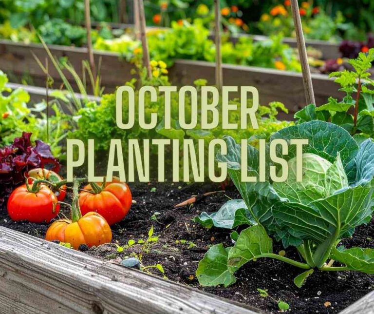What Seeds to Plant In October