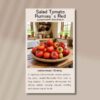 front of the seed packet for rumseys red tomato